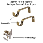 Strong support curtain rod holder