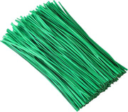 Garden Plastic Twist Ties Wire Plant Support 150mm/250mm (100pcs) – Reusable Gardening Fasteners