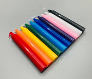 Unscented Household Wax Candles 17.5cm Long Burning Dinner Candles 7 Hours Burn Time