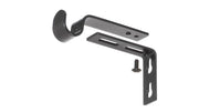 Adjustable Curtain Pole Brackets for 19mm / 28mm Diameter Poles – Durable Metal Wall Mount – Various Colours