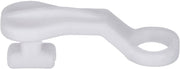Curtain Glider Hooks for Curtain White Plastic Nylon Hook Header Tape Standard Size