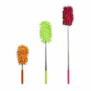 Extendable TELESCOPIC DUSTER Microfibre Cleaning WASHABLE Brush 27cm to 75cm