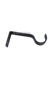 28mm Heavy Duty Metal Curtain Pole Rod Wall Bracket Holder Screw Drapery 5 color
