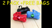 Dog Poo Bag With Dispenser Random Color Lead Attachment Bag Holder UK.