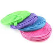 EASY OPEN HAMPER LIGHTWEIGHT MESH FABRIC LAUNDERY TOY BASKET STORAGE SIDE POCKET