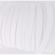 Wide Elastic Black And White Flat Braided Cord Quality Soft Sewing Trimming.