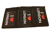 Union Jack London Tri-Fold Wallet with Chain Clip Mens Boys Gift Souvenir Purse