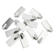6x Self-Adhesive Hooks Stainless Steel Strong Sticky Stick on Wall Door Hang New