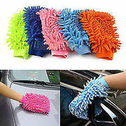 Microfiber Wash Mitt Ultra Soft Car Cleaning Dusting Washing Glove Noodle Sponge