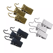15 pcs Metal Sprung Pincer Curtain Net wire Hooks Alligator Clips Photo Hanging