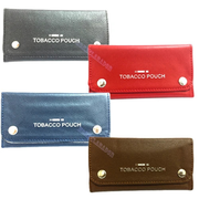 Soft PU Leather Tobacco Pouch with Rizla Slot – Fully Lined Roll-Up Smoking Pouch Case