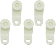 Plastic White Curtains Track Runners Rail Glider Hooks for Ceiling Curtains Drape Track