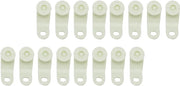 Plastic White Curtains Track Runners Rail Glider Hooks for Ceiling Curtains Drape Track