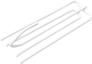 White Curtain Pinch Pleat Hooks Deep Prong Galvanised Curtain Clips Tape Pins