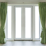 Homeelabador 45mm Strong Metal Curtain Rings with EYELETS SILVER CHROME Colour