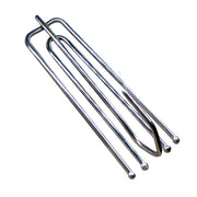 Metal Curtain Pinch Pleat Hooks Deep Prong Galvanised Curtain Clips Tape Pins