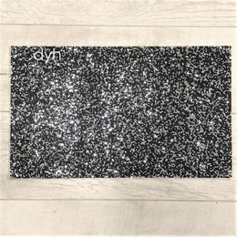 Crushed Diamond Silver Placemats Set of 4 Sparkly Dining Table Mats 40x24cm