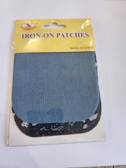 3pcs Iron On Patches 3 Designs Repair Badge Applique Fabric Clothes Jeans Jackets