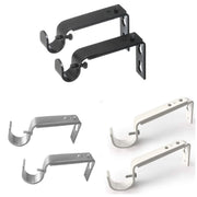 Extendable Curtain Pole Brackets to Fit 19mm/ 28mm Diameter Poles Multi Colour