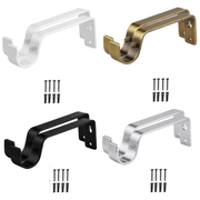 Curtain rod bracket for window and door