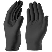 Black Nitrile Disposable Gloves Powder-Free, Food Safe, Cleaning & Hygiene Use