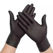 Black Nitrile Disposable Gloves Powder-Free, Food Safe, Cleaning & Hygiene Use