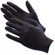 Black Nitrile Disposable Gloves Powder-Free, Food Safe, Cleaning & Hygiene Use