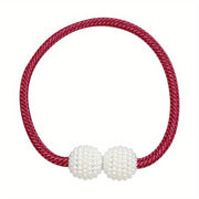 Magnetic Curtain Tie Backs Pearl Ball Curtain Magnetic Buckle Clips Multicolour UK
