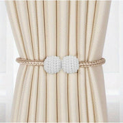 Magnetic Curtain Tie Backs Pearl Ball Curtain Magnetic Buckle Clips Multicolour UK
