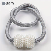 Magnetic Curtain Tie Backs Pearl Ball Curtain Magnetic Buckle Clips Multicolour UK