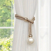 Magnetic Curtain Tie Backs Pearl Ball Curtain Magnetic Buckle Clips Multicolour UK