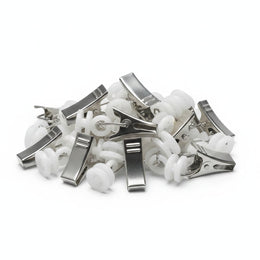 Curtain Track Accessories Set Clips Hooks Gliders Runners for Drapery Rail