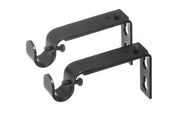 Extendable Curtain Pole Brackets to Fit 19mm/ 28mm Diameter Poles Multi Colour