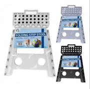 Portable Foldable Heavy-Duty Step Stool 39 × 22 × 29 cm 150 kg Load Capacity Multi-Purpose Plastic Step Ladder