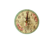1 pc Round Wall Clock Battery-Powered London Big Ben Retro Table/Wall Clock