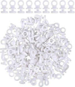 9 mm Curtain Track Glider Hooks Runners Rail Slider Wheels Effortless Glide UK