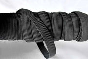 Flat Elastic Cord 0.5cm, 1cm & 2cm Width 30m Black & White Sewing Elastic for Crafts & Face Masks