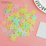 100 Wall Glow In The Dark Stars Stickers Kids Nursery Bedroom Ceiling Decor