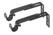 Extendable Curtain Pole Brackets to Fit 19mm/ 28mm Diameter Poles Multi Colour