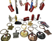 British Miniature London Keyrings Iconic UK Souvenir Gifts Diecast Metal London Landmarks