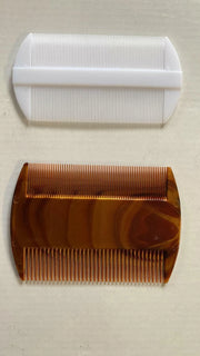 Double Sided Nit Comb Head Lice Detection & Removal Comb for Kids Pets Soft Pin Lice Hair Comb