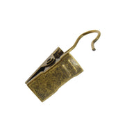 10mm Metal Clothes Peg Hanging Clips Heavy Duty Curtain & Drapery Hooks Clamp 15pcs Multi-Purpose Clips