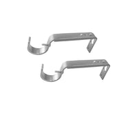 Adjustable Curtain Pole Brackets for 19mm / 28mm Diameter Poles – Durable Metal Wall Mount – Various Colours