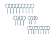 Stainless Steel 25 mm Screw-In Eye Hooks 40-Pack Heavy Duty Wall & Ceiling Hooks