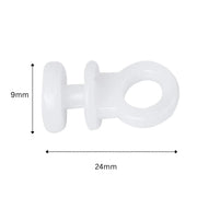 9 mm Curtain Track Glider Hooks Runners Rail Slider Wheels Effortless Glide UK