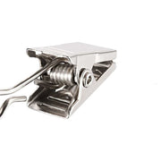 10mm Metal Clothes Peg Hanging Clips Heavy Duty Curtain & Drapery Hooks Clamp 15pcs Multi-Purpose Clips