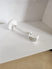 Extendable Long Curtain Pole Bracket 19mm / 28mm Adjustable Metal Curtain Pole Support Holder for Home & Office