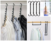 Space Saver Heavy Duty Hanger wardrobe savers Clothes Closet Organize Hook x 10