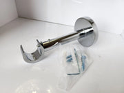 Extendable Long Curtain Pole Bracket 19mm / 28mm Adjustable Metal Curtain Pole Support Holder for Home & Office