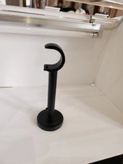 Extendable Long Curtain Pole Bracket 19mm / 28mm Adjustable Metal Curtain Pole Support Holder for Home & Office